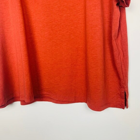 Girlfriend Collective | NWOT Lava Cupro V-Neck Short Sleeve Tee XXXLarge - Picture 4 of 6